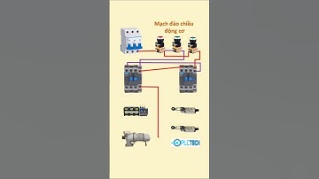 Mạch đảo chiều động cơ (3 phase motor forward and reverse circuit)