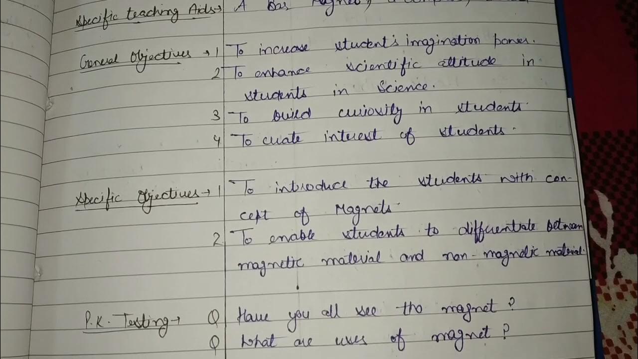 B.Ed lesson plan of science on fun with class 6 YouTube