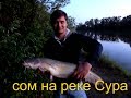 Рыбалка на Сома- на реке Сура-сом на 3 кг