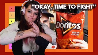 Bartender Reacts *Okay, time to fight!* Schlatt's Chips Tier List-JSchlattLIVE