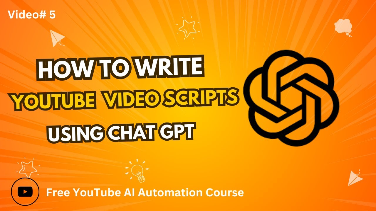 How to Create Scripts For YouTube Videos Using Chat GPT | Youtube AI ...