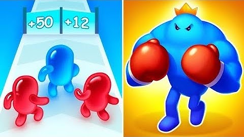 Max Levels Join Blob 3D Vs Punchy Race 3D🧿🎮🔘All New Max Update Mobile Gameplay WE21