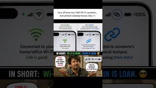 Your iPhone Has 2 Wi-Fi Symbols! 🤯📱 Most People Don’t Know This! #Shorts #developer #programming #1