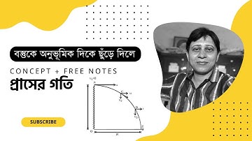 How to solve Horizontally Launched Projectile | NEET JEE class 11 | প্রাসের গতি