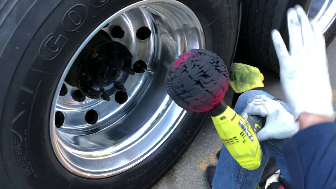 How to polish aluminum wheels and what products I use 