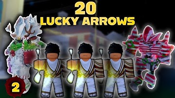 [YBA]  Using MORE *20 LUCKY ARROWS* - My Shiny Adventure Ep. 2
