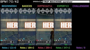 DDR / TRIP MACHINE survivor - SINGLE (DanceDanceRevolution EXTREME)