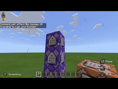 How to make a tornado in Minecraft