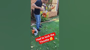 Throttle lock to get it to start Stihl fs45 string trimmer. #michaelstoolbench #fs45 #stringtrimmer