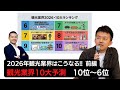 【徹底予測】木下内藤で徹底予測!! 今年起こるヤバい観光業界変化を徹底解説!! 10位〜6位