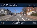 Hamburg, Germany: Stresemannstraße, Bahrenfelder Chaussee, Luruper Chaussee - 4K (2160p/60p) UHD