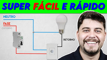 Como Instalar Sensor de Presença em 3 Minutos