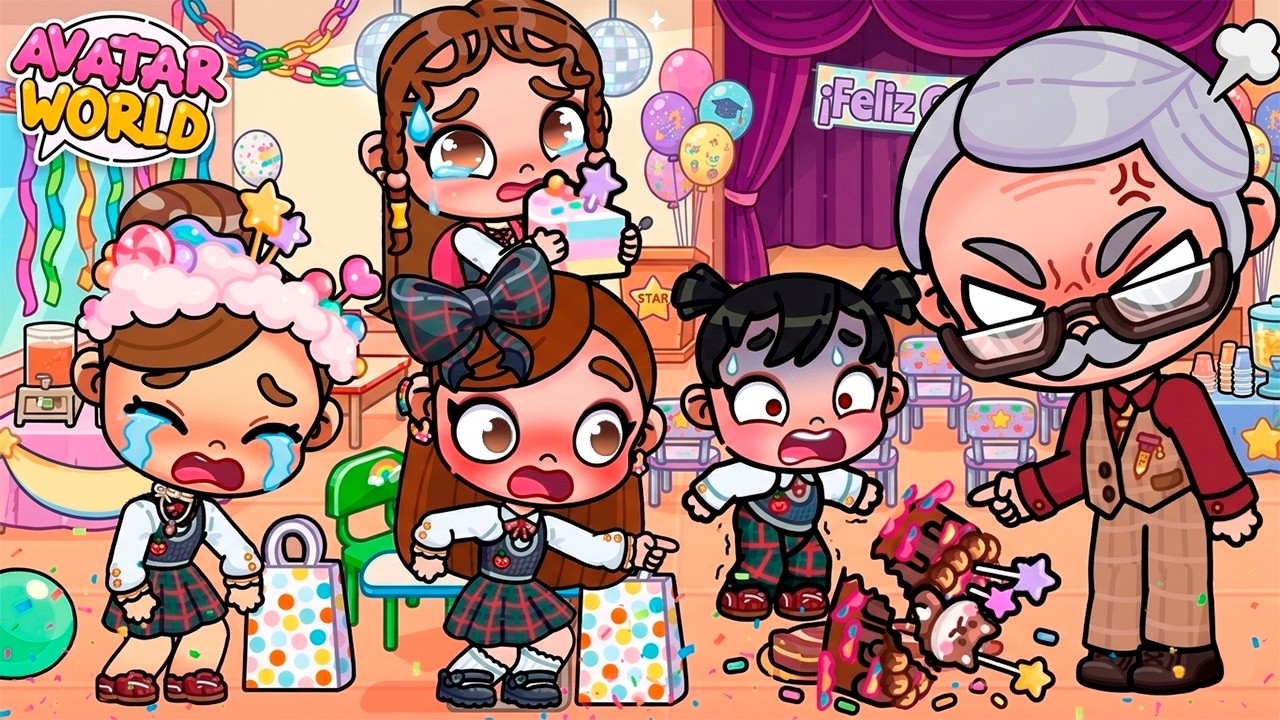 Hicimos una fiesta SECRETA en la escuela… y todo salió mal 😱 en Avatar World