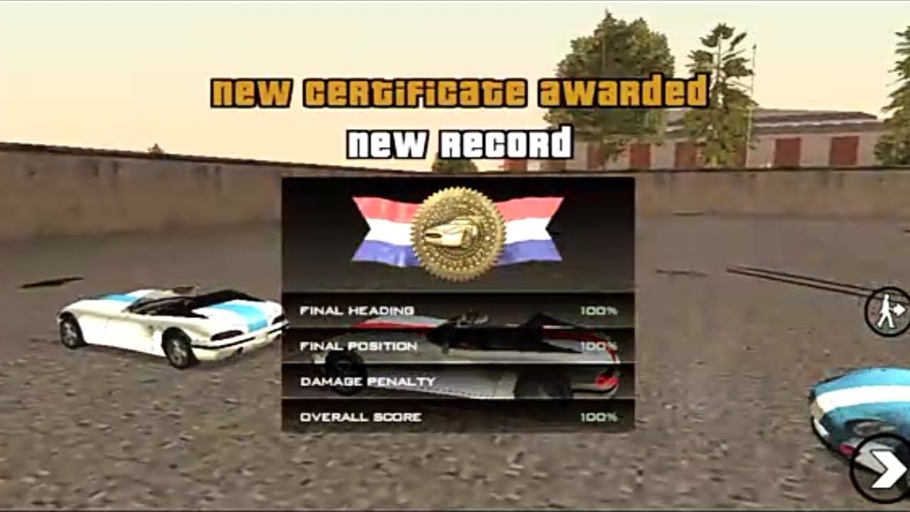 GTA SA driving school (the 90) gold π₯π₯π₯ medal GTA SA driving school (the 90) gold π₯π₯π₯ medal