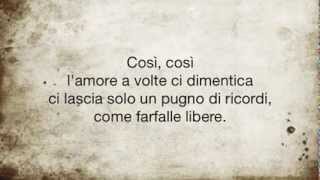 Video thumbnail of "Eros Ramazzotti ft. Il Volo- Così lyrical video"