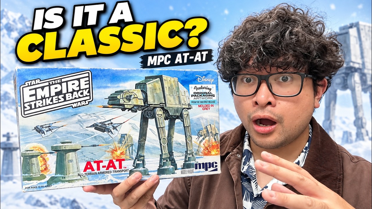A Star Wars Classic? MPC AT-AT Model Kit Unboxing - YouTube