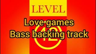 Level 42 - love games (bass backing track)