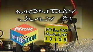 1995 Nickelodeon Stick Stickly Nick In The Afternoon