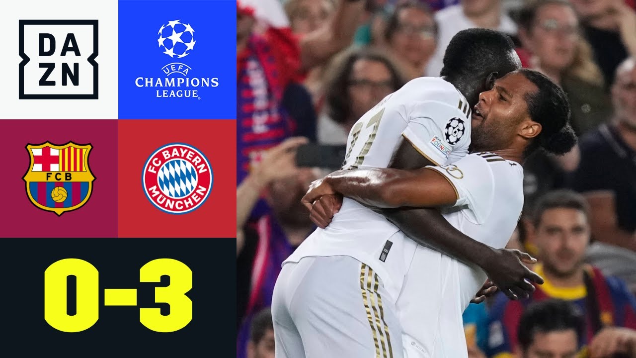 Bayern zu stark für deprimiertes Barca FC Barcelona - FC Bayern 03 UEFA Champions League DAZN