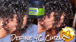 HOW TO DEFINE CURLY 4C HAIR Xtreme Method | QUARANTINE Care