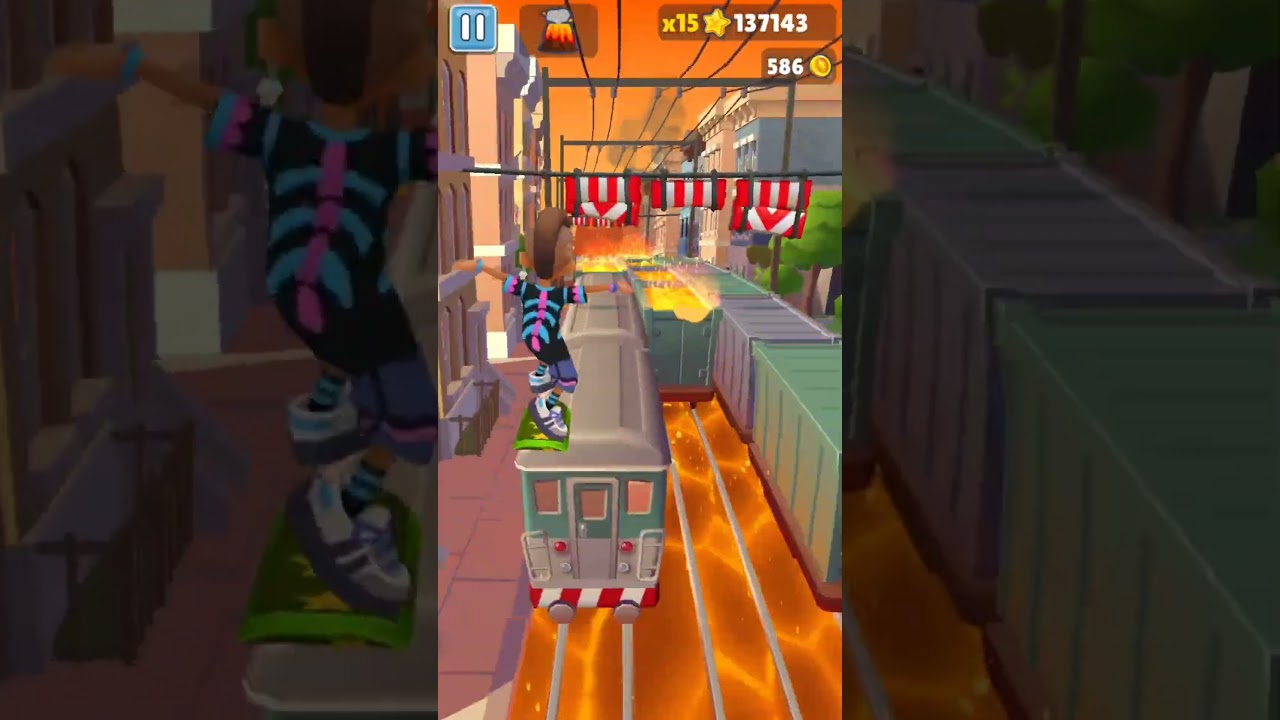 subway floor is lava epic run challenge surfers 