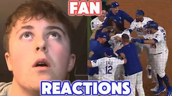 FAN REACTIONS to PHILLIES DODGERS HEARTBREAKING ENDING 