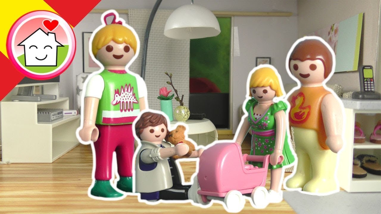 Playmobil en español Cambio de roles de padres a niños - La Familia Hauser  - YouTube