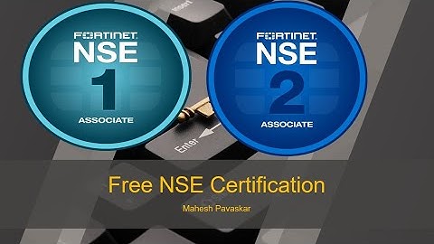 Free  Certification | Network Security Expert | NSE1&NSE2