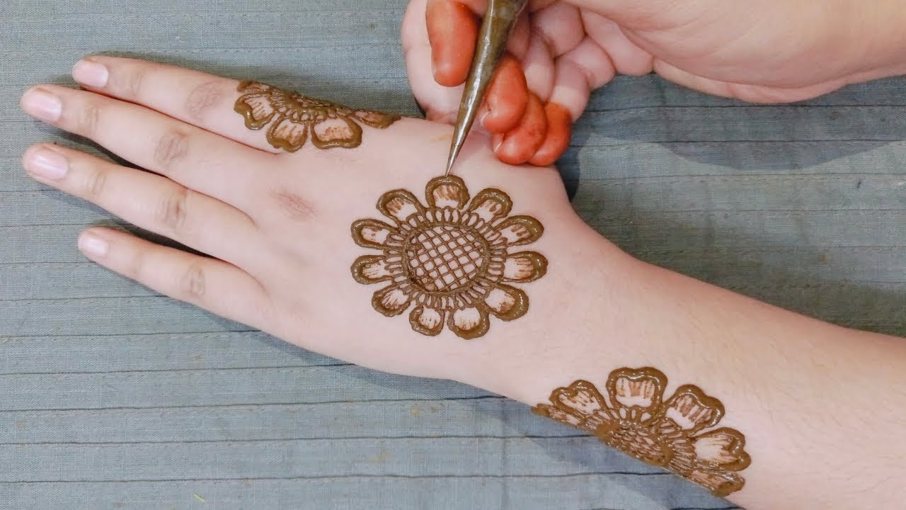 Easy Beautiful Mehndi Design for Hands | New Simple Stylish Mehndi ...