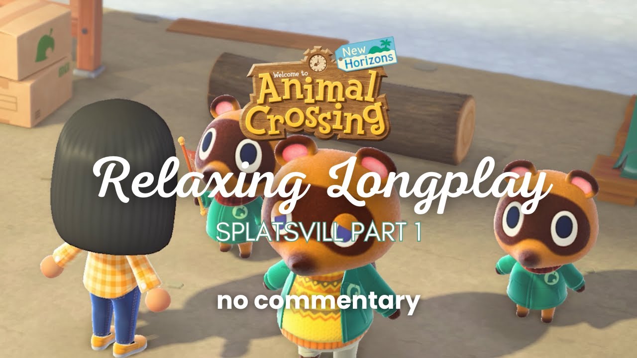 ACNH Relaxing Longplay 🏝 Starting New Animal Crossing Island Gameplay | No Commentary