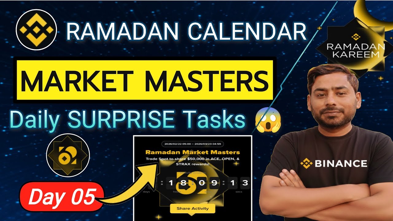 Binance Ramadan Calendar Campaign | Day 05 Market Masters Task Details 
