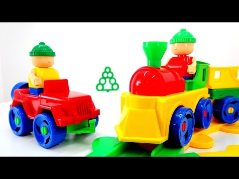 Игрушки Бауэр: конструктор железная дорога и поезд Игрушки Бауэр: конструктор железная дорога и поезд