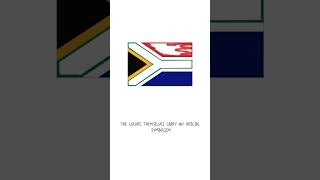 South Africa’s flag officially has no meaning behind its colors