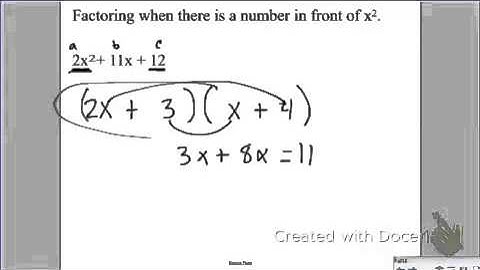 5.2 Solving Quadratics with Factoring