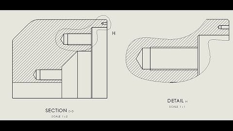 How to Make Standard and Custom Detail Views in SolidWorks Drawings |JOKO ENGINEERING|