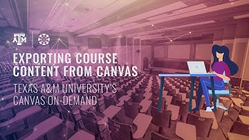 Exporting Course Content from Canvas