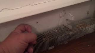 How to remove old and install baseboard heat replacement covers.