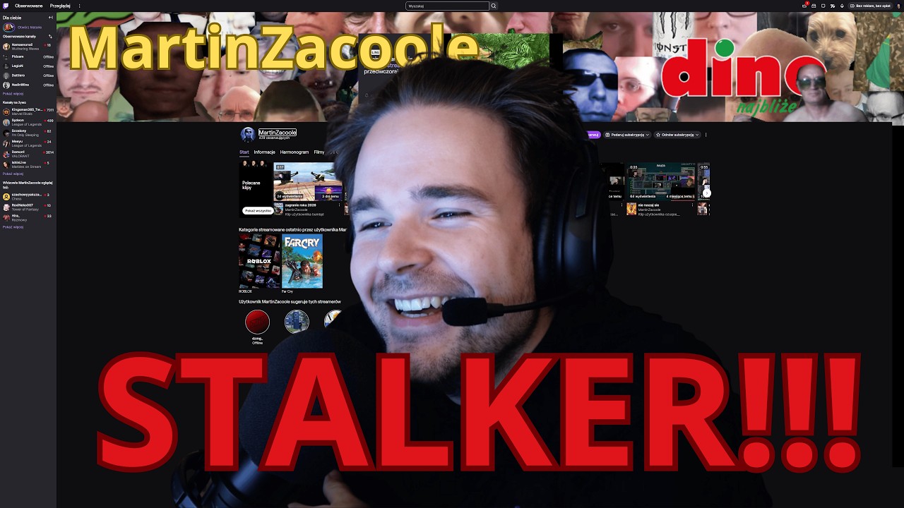 „STALKER” to było za mało… OPRAWCA pojawił się później | MartinZacoole