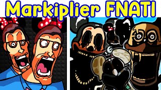 Friday Night Funkin Markiplier X Five Nights At Treasure Island Bite X Fnati - The First Fangame