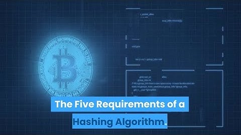 #OneMinuteBlockchain Five Requirements of a Cryptographic Hash Function