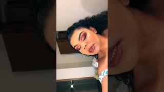 Burnt orange eyeshadow makeup tutorial#makeuptutorial #orangetones #eyeshadowlook