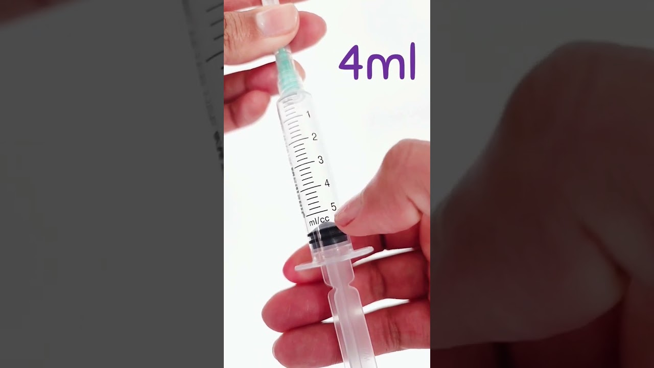 Te enseño a leer una jeringa de 5 ml