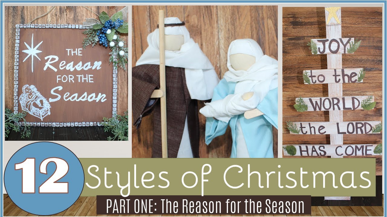 12 STYLES of CHRISTMAS | Dollar Tree DIY 2020 | PART 1: The Reason for the Season