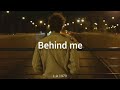 Behind me - C.R.O ft. FAZZINI (letra)