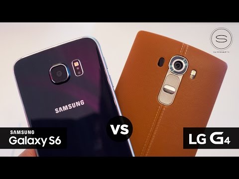 LG G4 vs Samsung Galaxy S6 - Hands-on | SuperSaf TV