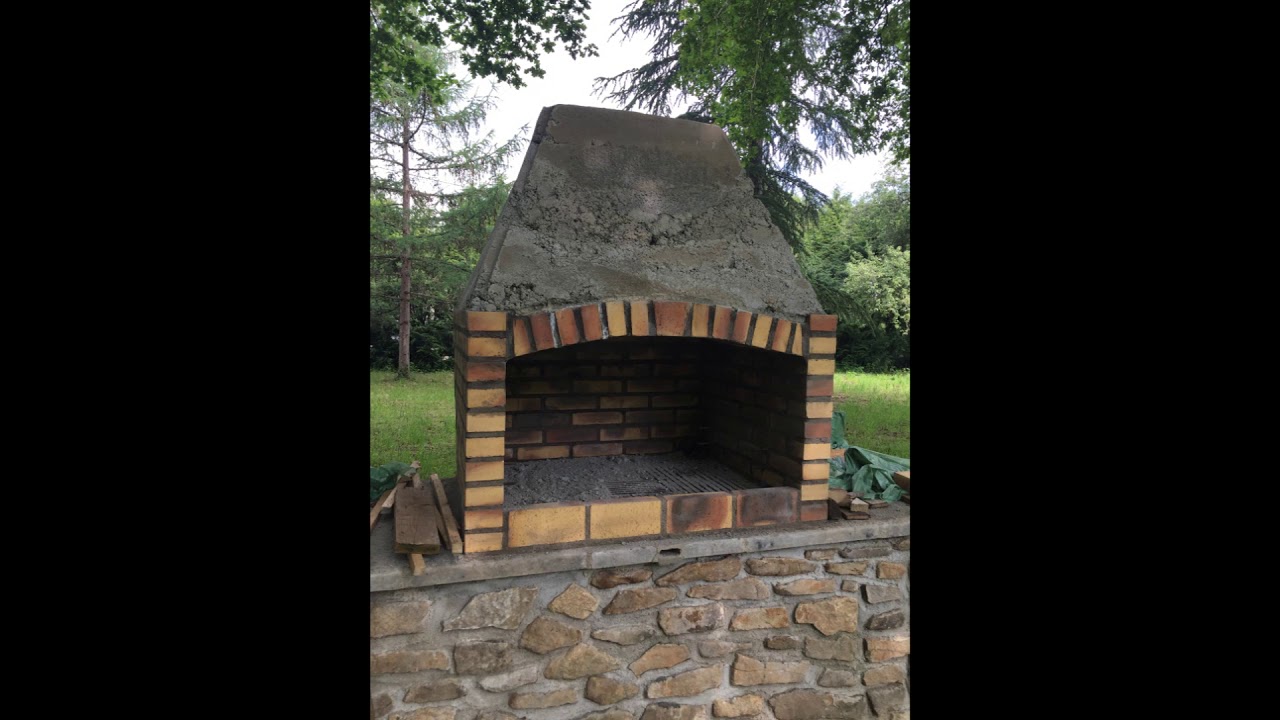 Construction de mon barbecue (début) YouTube