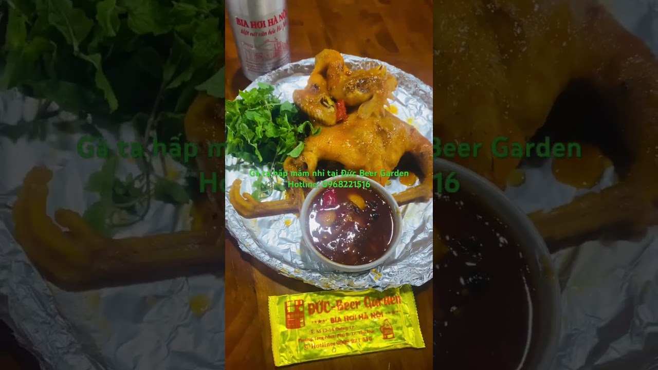 Gà ta hấp mắm nhỉ tại Đức Beer Garden- Hotline:0968221516 #food #streetfood #foodie , #amthuc