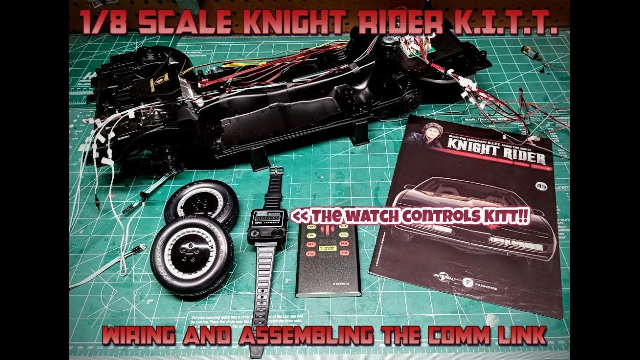 Knight Rider KITT Pontiac Trans Am 1/8 Scale Model Kit Build How
