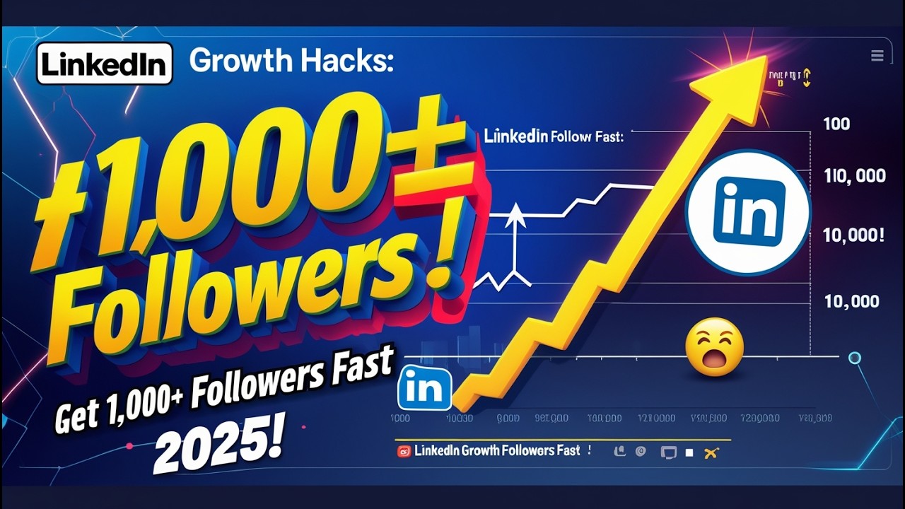 LinkedIn Growth Hacks How to Get 1,000+ Followers FAST in 2025! - YouTube