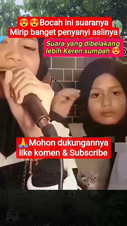 Bocil ini mirip banget penyanyi aslinya #music #musik
